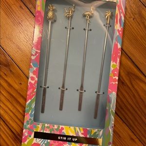 NIB Lilly Pulitzer Drink Stirrers